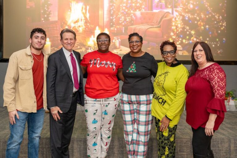 Nicholas Mercado awarded the C. David Evans Scholarship at the 2025 Saint Peter’s Christmas Event